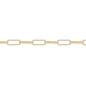 Paper clip chain - Gold