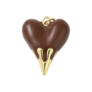 BROWN MELTING HEART
