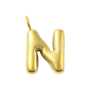 LARGE BUBBLE LETTER N