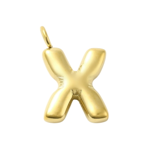 LARGE BUBBLE LETTER X