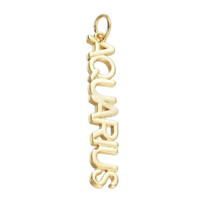 AQUARIUS WORD CHARM