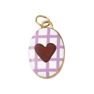 PLAID PURPLE HEART