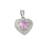 PINK CRYSTAL HEART
