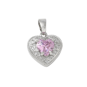 PINK CRYSTAL HEART